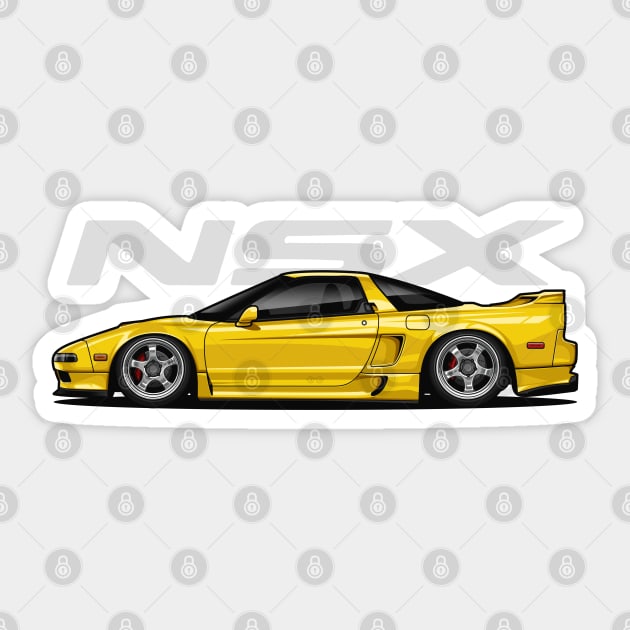 NSX Lemonde (Yellow) Sticker by Jiooji Project